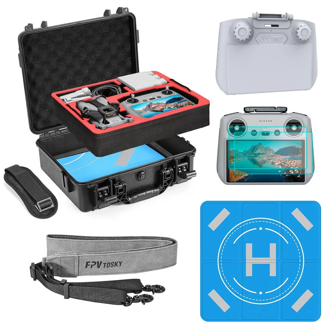 5-in-1 Dual-Layer Hard Case Kit for DJI Mini 5 Pro